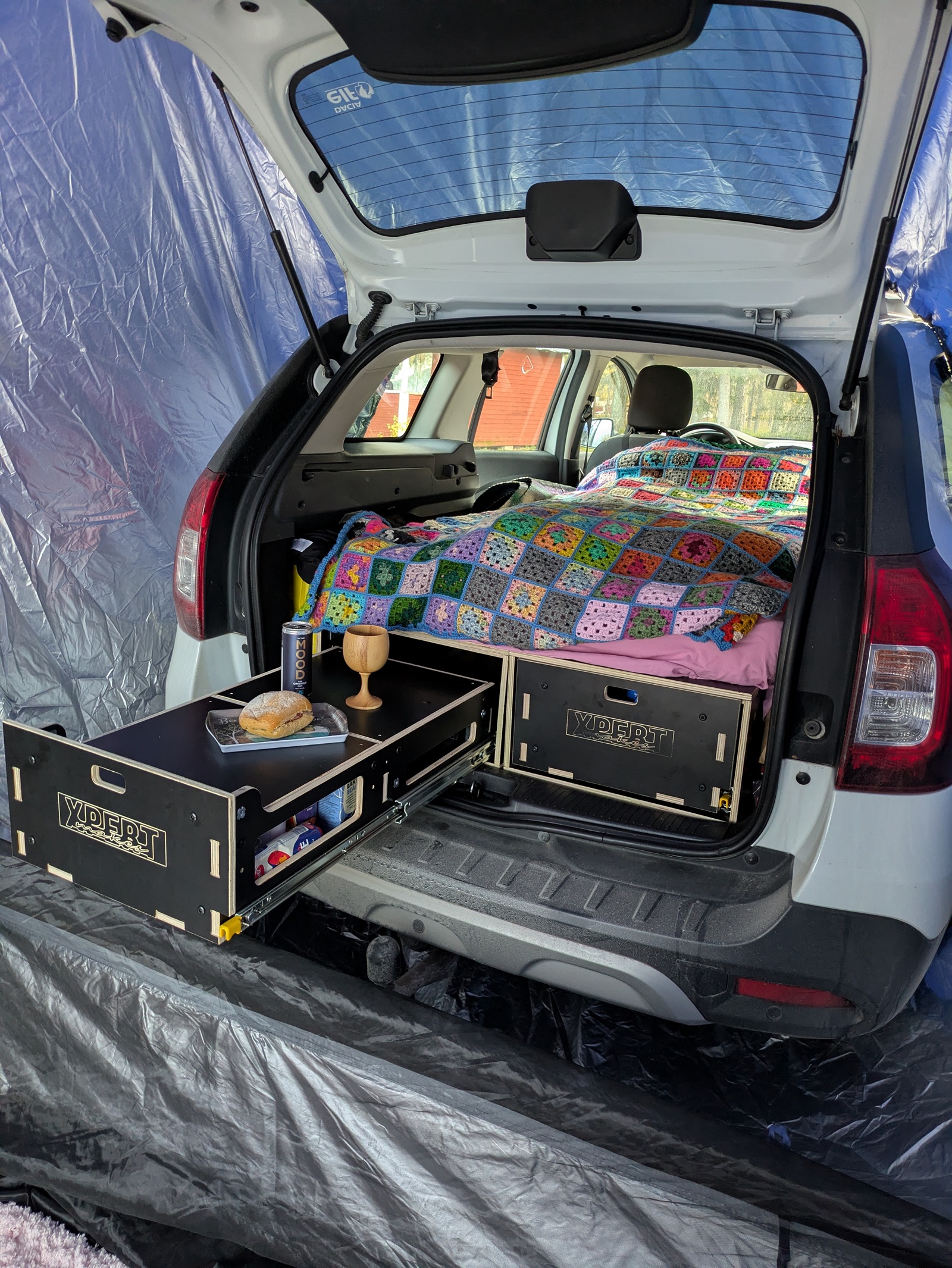 Camping box kit for Dacia Logan MCV Stepway