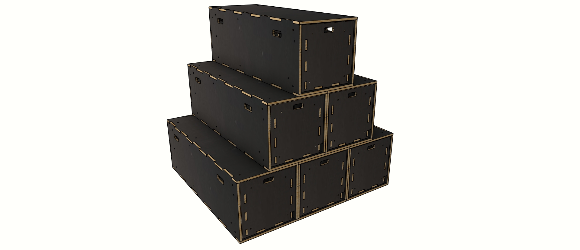 Storage boxes with options such as drawer, front door or dividers