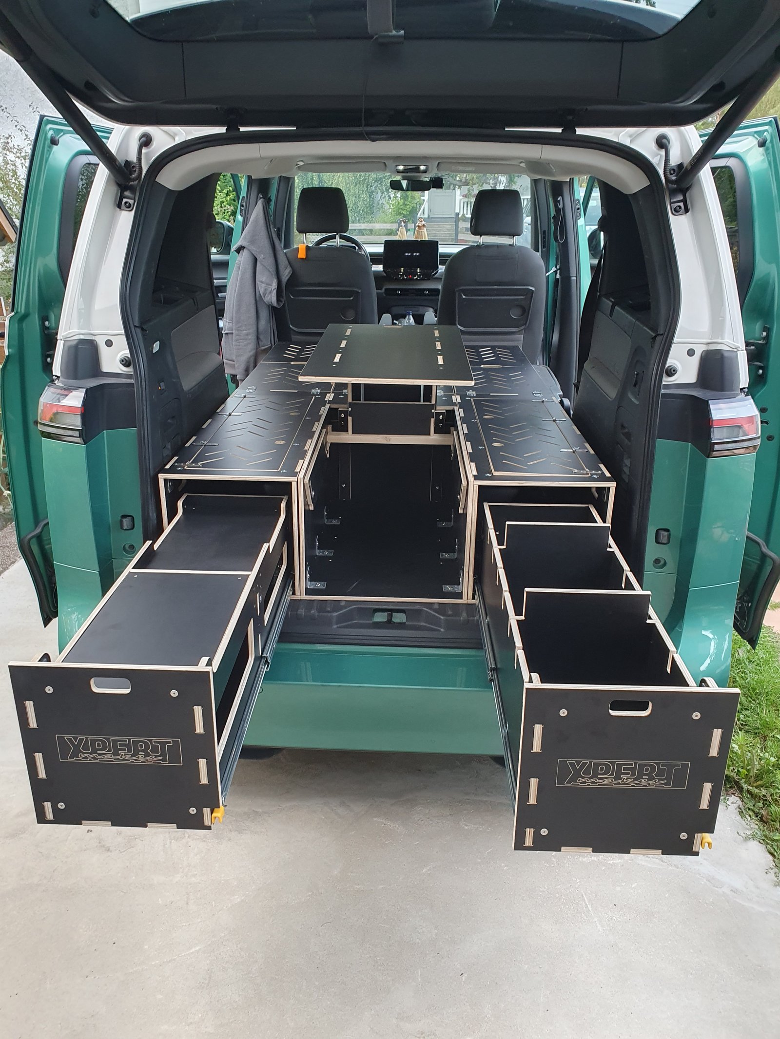 Camping box kit for VW ID:Buzz Pro