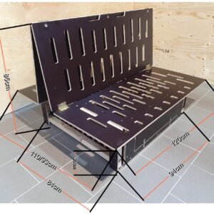 Camper Box - Model 01 - dimensions as bench/sofa