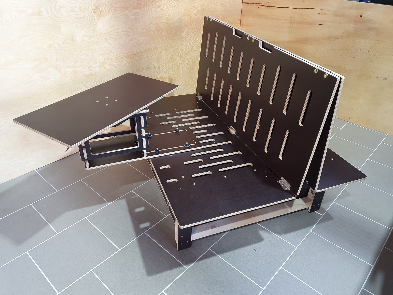 Camper Box Model 01 with optional collapsible swivel table